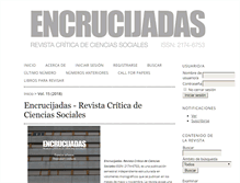 Tablet Screenshot of encrucijadas.org